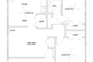 2 Bedroom Floorplan