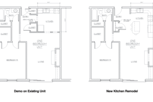 1 bedroom floorplan