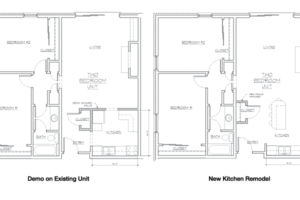 2 bedroom floorplan