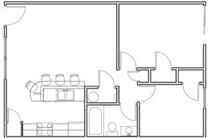 2 Bedroom Floorplan