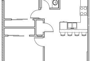 2 Bedroom Floorplan